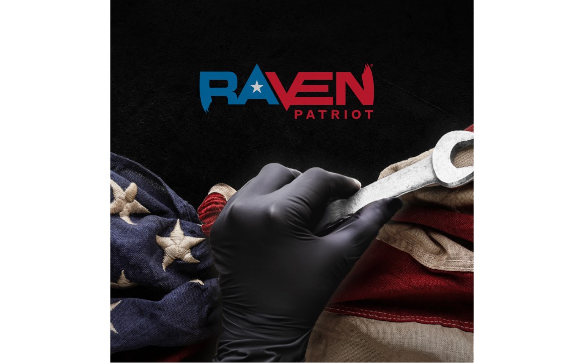 SAS Safety Group | Raven® Patriot Powder-Free Exam Grade Nitrile